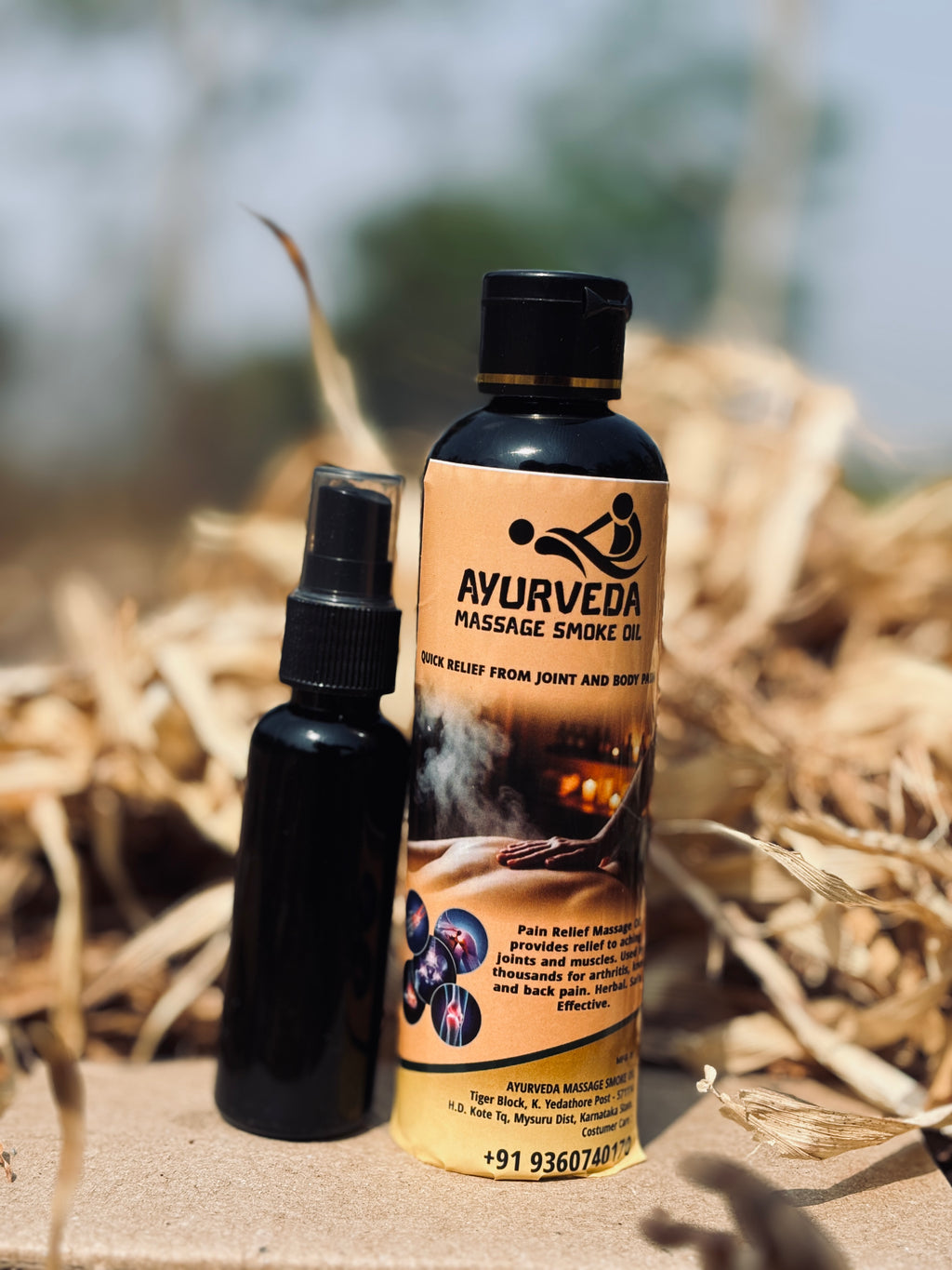 Amrutha Dhooma Pain Relief Oil – Natural Ayurvedic Relief for Joint, Muscle & Body Pain