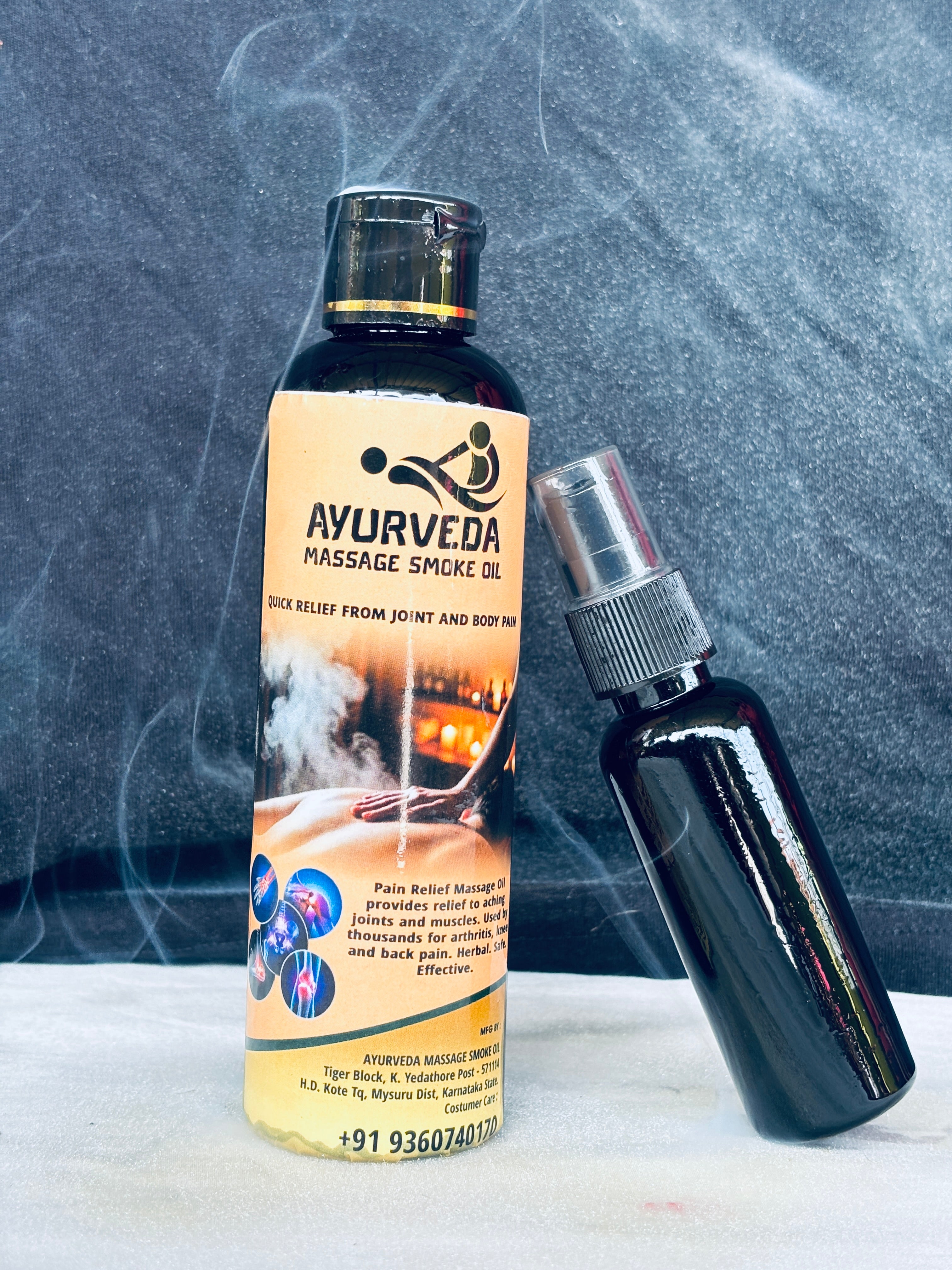 Amrutha Dhooma Pain Relief Oil – Natural Ayurvedic Relief for Joint, Muscle & Body Pain