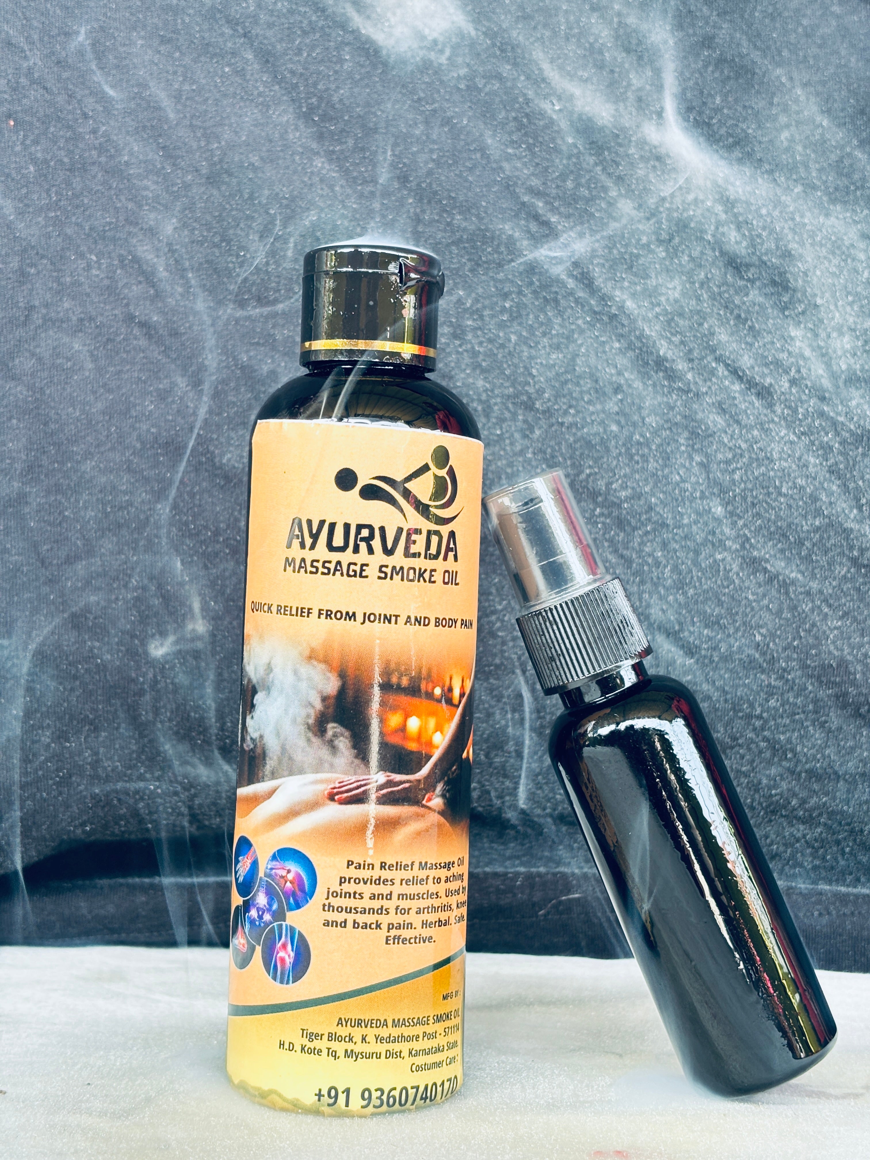 Amrutha Dhooma Pain Relief Oil – Natural Ayurvedic Relief for Joint, Muscle & Body Pain